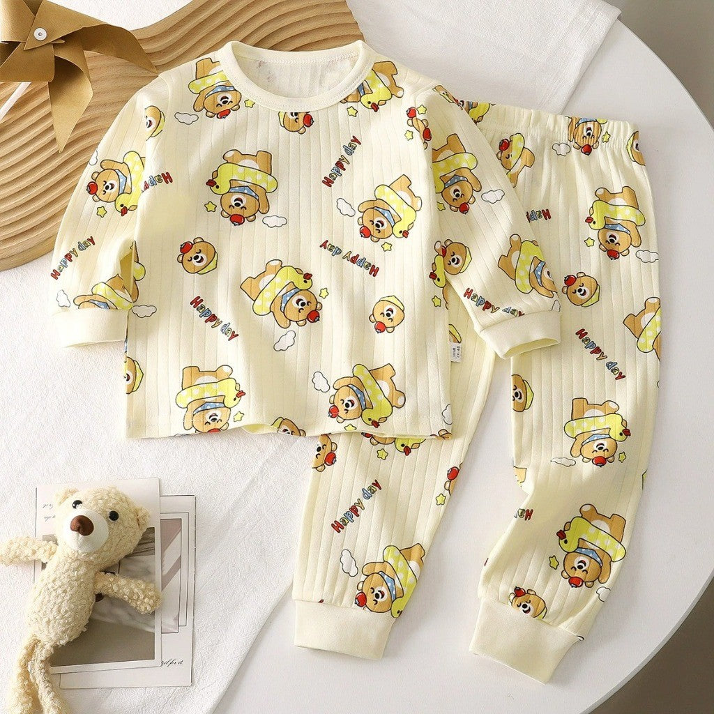 Baju Tidur Budak 6M-6Y Boy Baby Girl Kids Clothes Pajamas Sleepwear Pyjamas Baju Anak Tido Pijama