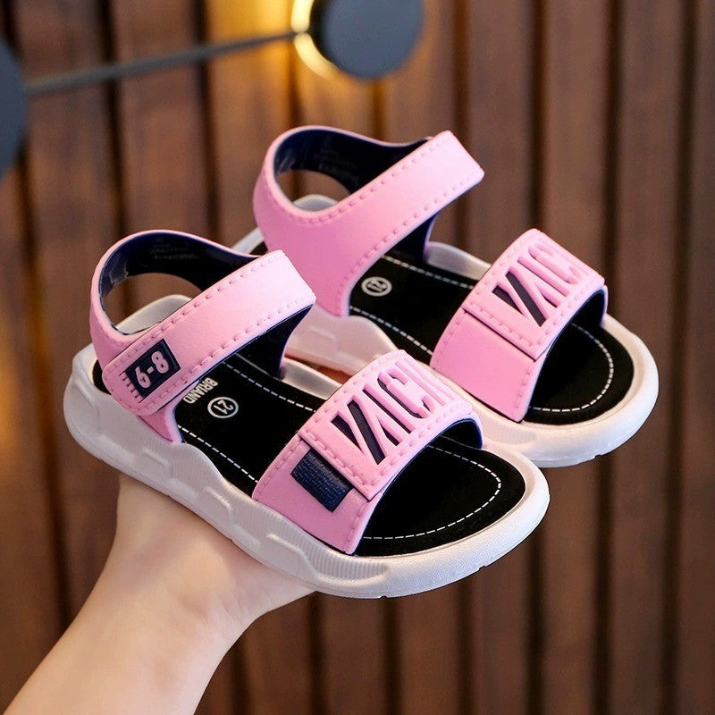 Kasut Selipar Budak Harian 1-10Y Sandal Anak Kids Shoes Toddler Anti Slip Slipper Baby Boy Girl