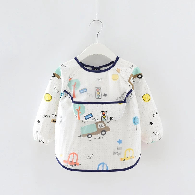 CoolBeep Baby Feeding Bib Shorts Sleeve Baby Bibs