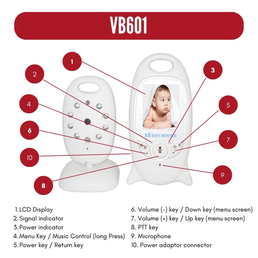 Baby Monitor Wireless Video VB601 VB603 VB605