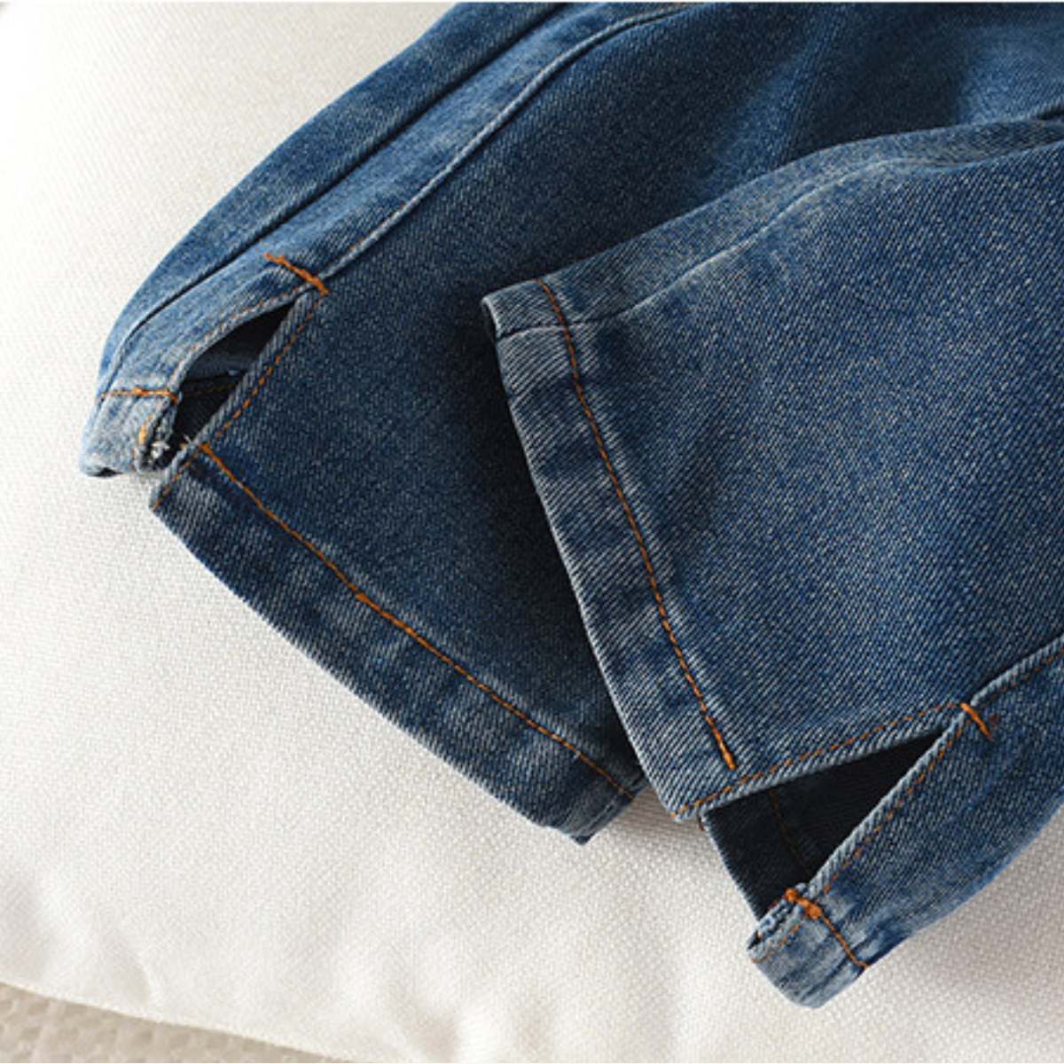 Easygo Girl Stylish Straight Wide Jeans Seluar Jeans Budak