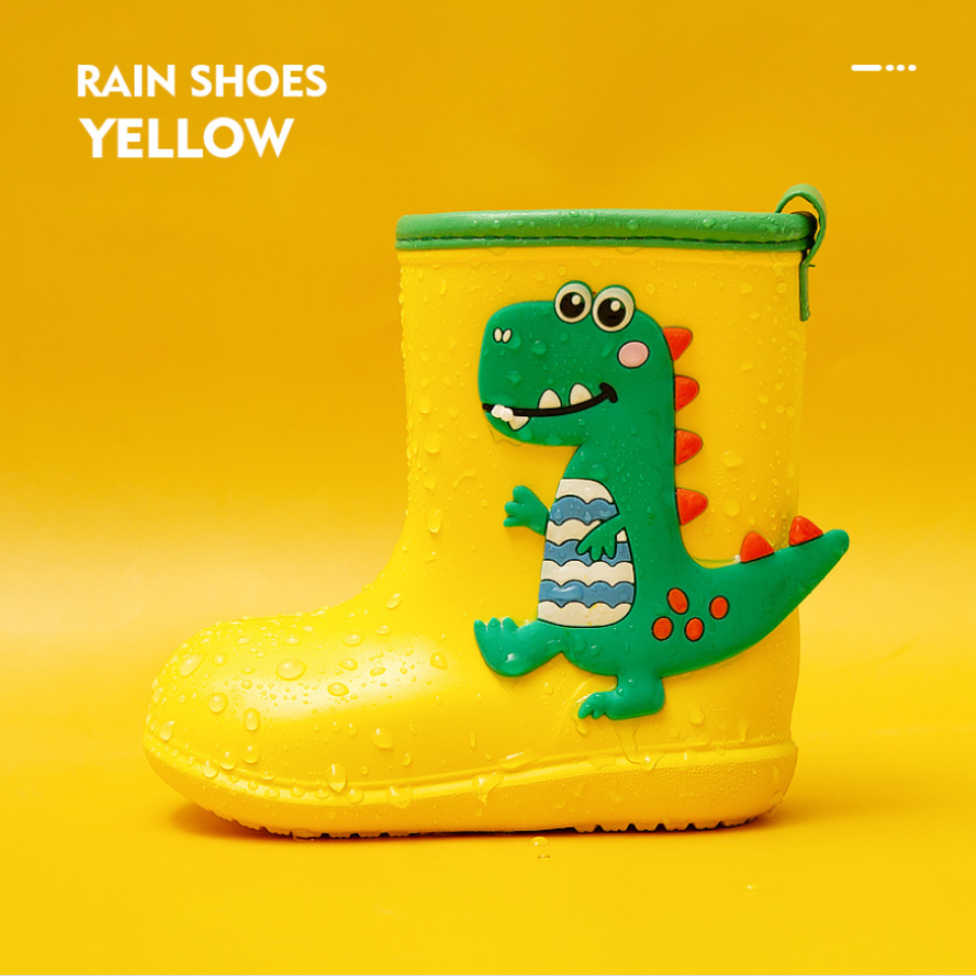 Cheerful Mario Kids Rain Boots Kasut Raya Boot Budak