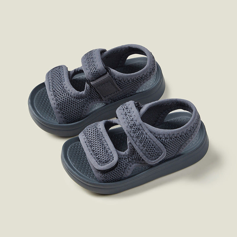 Cheerful Mario Kids Plain Colour Sandal Kids Shoes