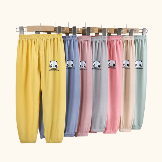 Coconana 9mths-5yrs Seluar Raya Budak Lelaki Seluar Perempuan Panjang Kain Jersey Kids Long Pants Anti Mosquito Pants