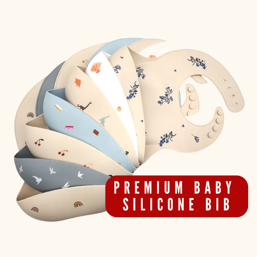 Ins Premium Silicone Bib Baby Bib Premium Soft Silicon