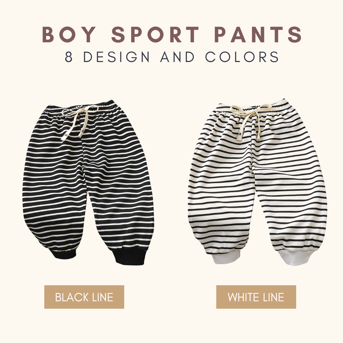 Boy Dash Sport Pant Line Seluar Panjang Budak Lelaki