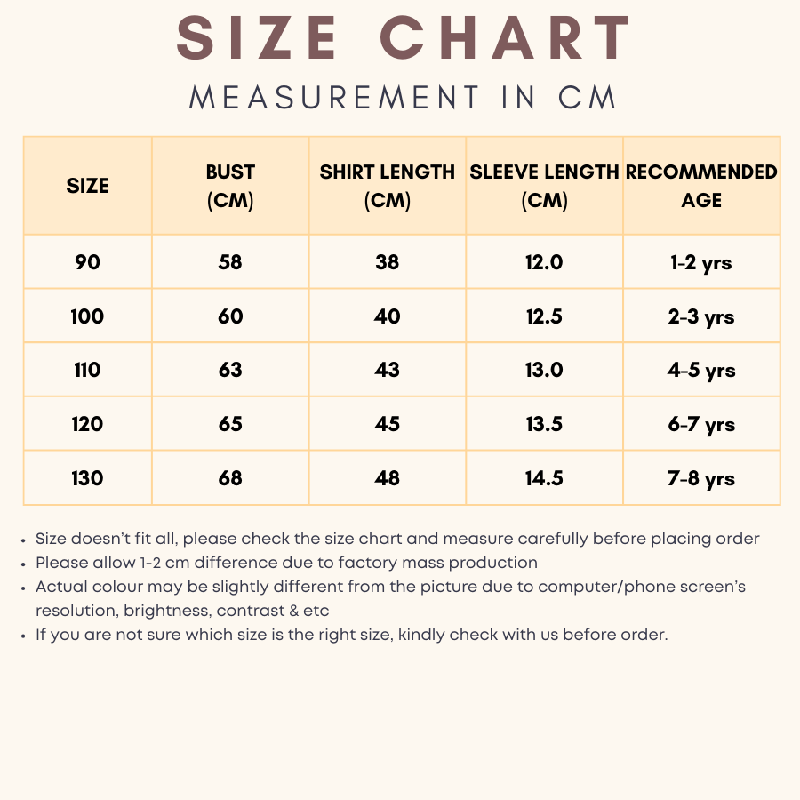 Lil Wear Cotton Plain Tshirt Tshirt Budak Perempuan