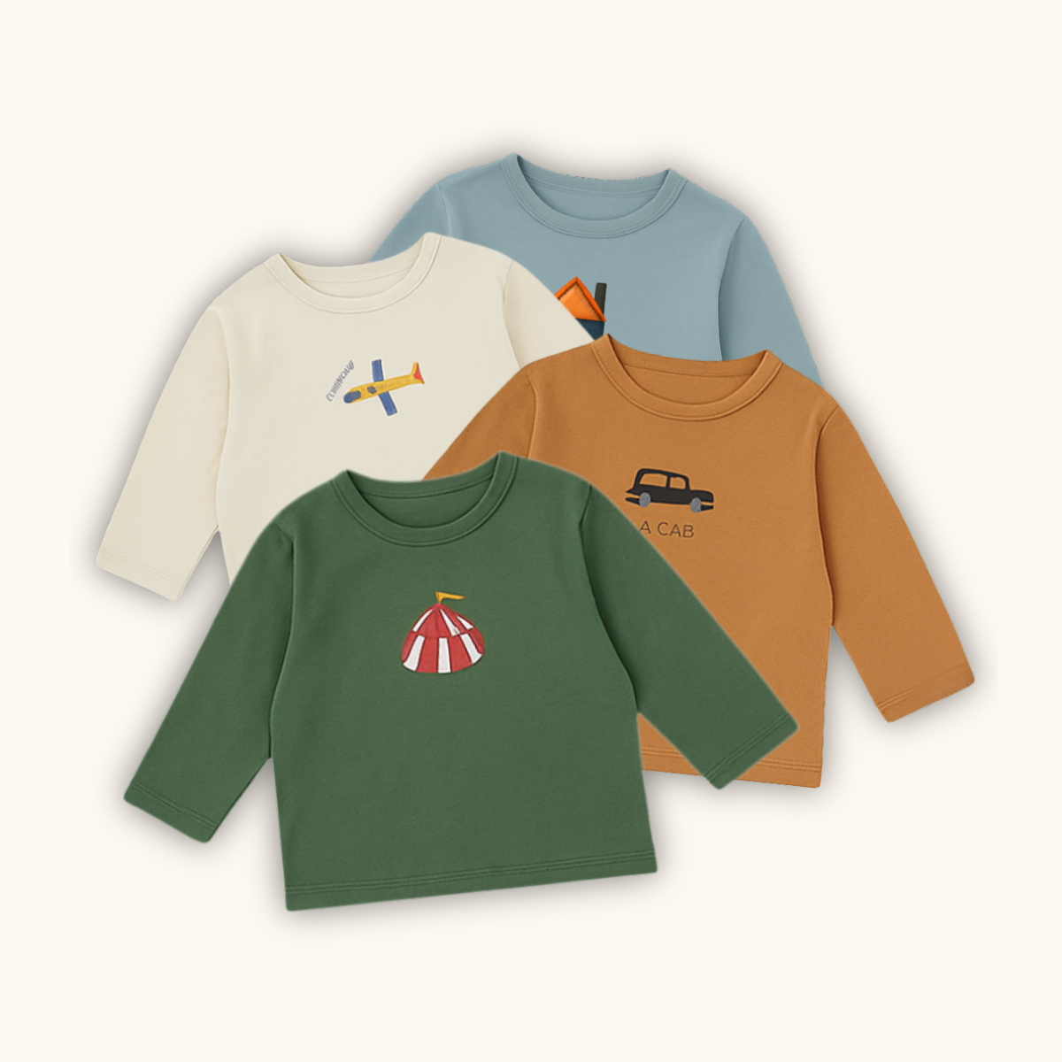 Casual Long Sleeve Shirt Long Sleeve Boy Kids Baju Raya