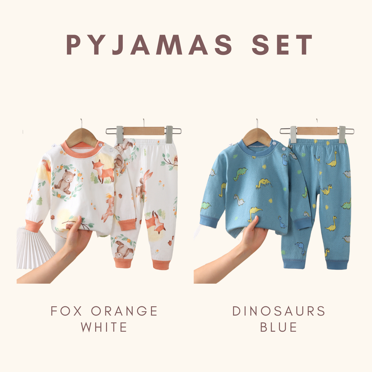 Dreamie Comfy Pyjamas Set Baju Tidur Budak Kids Pyjamas