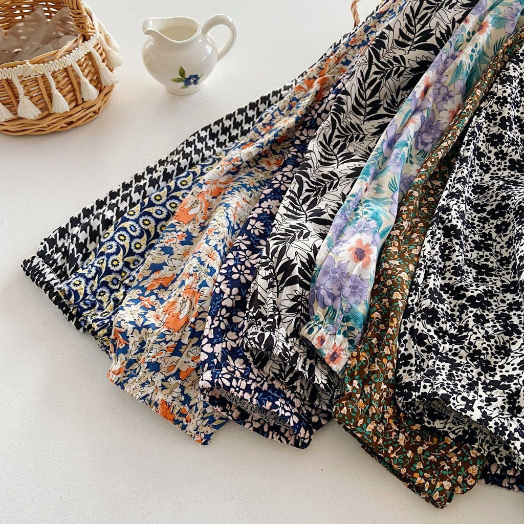 Seluar Panjang Budak 1-6Y Kids Long Pants Thai Bunga Batik Soft Cotton Breathable Seluar Baby Girl Seluar Anak Perempuan