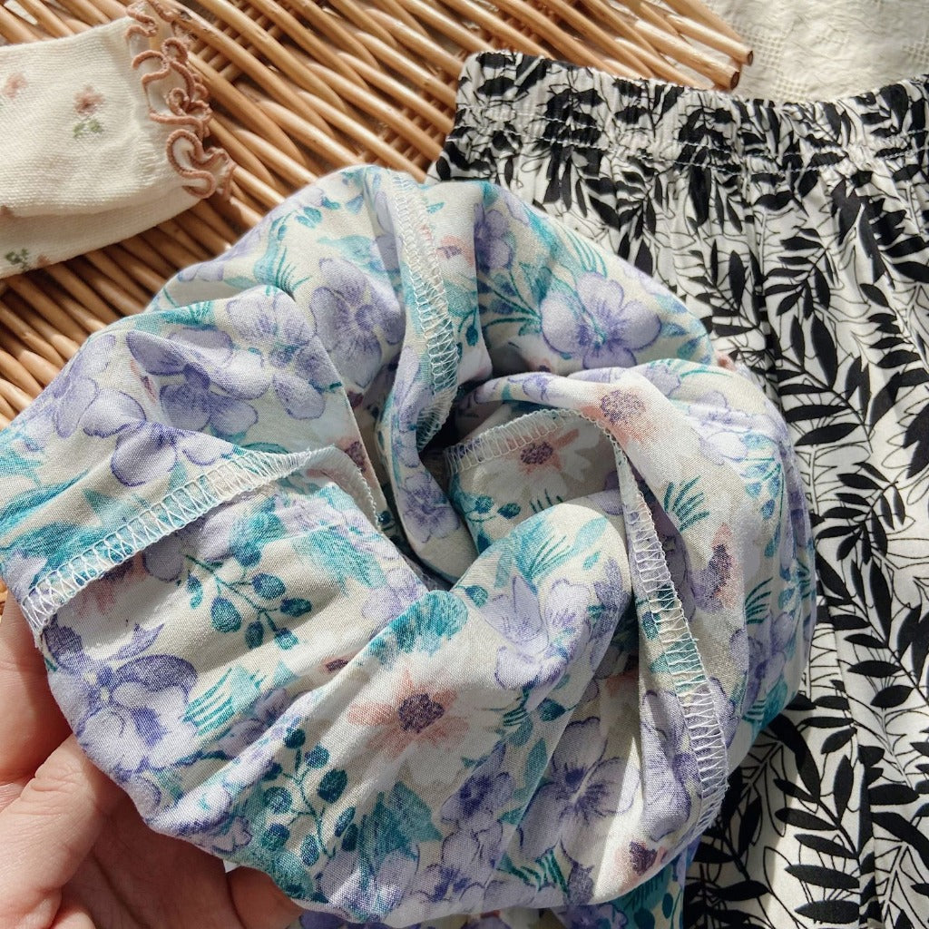 Seluar Panjang Budak 1-6Y Kids Long Pants Thai Bunga Batik Soft Cotton Breathable Seluar Baby Girl Seluar Anak Perempuan