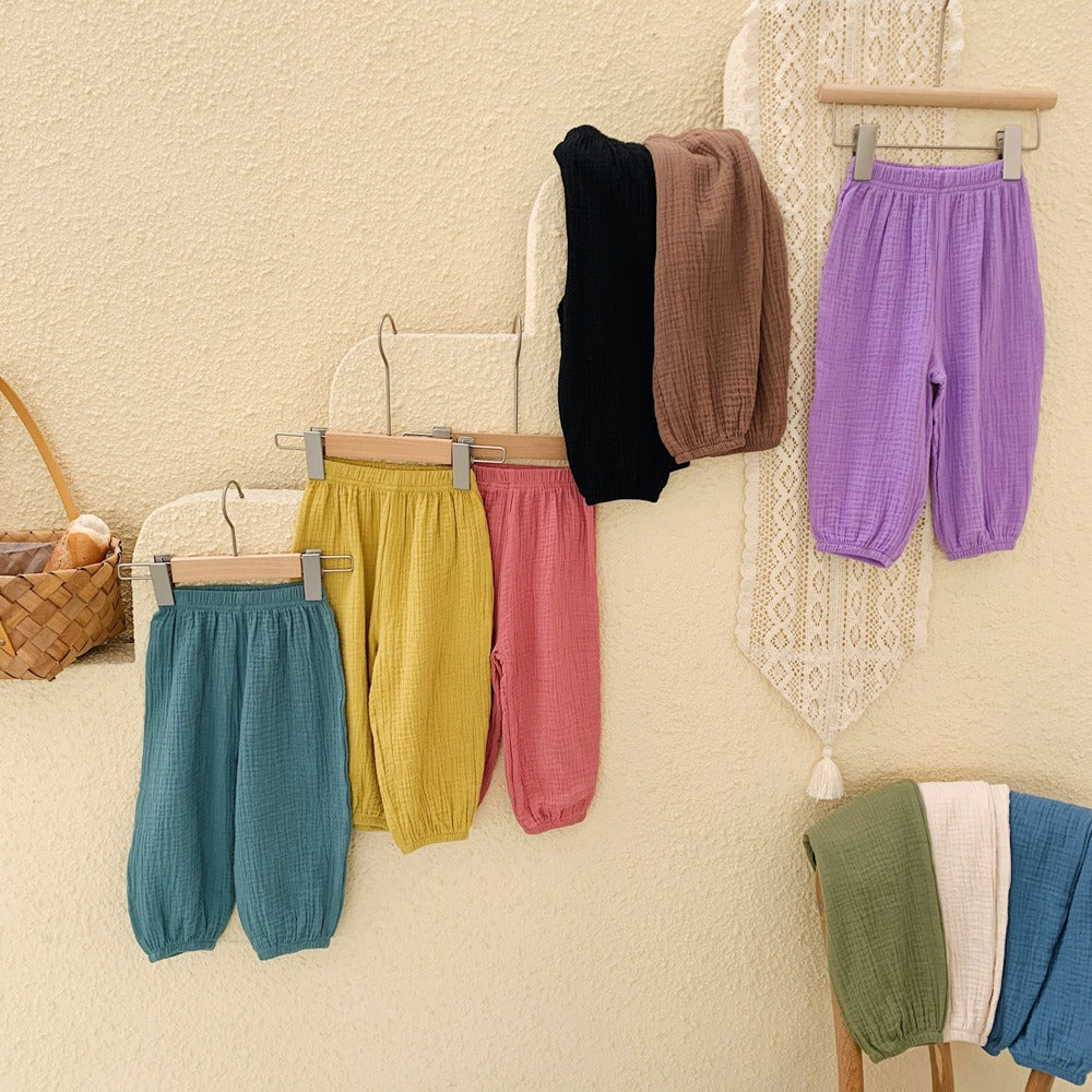 Seluar Budak Perempuan 1-6Y Kids Girl Harem Long Pants Soft Cotton Comfortable Toddle Pants Seluar Panjang Baby Girl