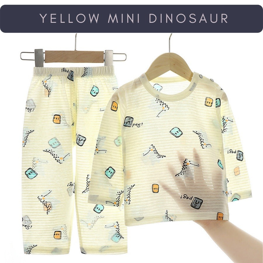 Coconana 1-5yrs Baju Tidur Budak Perempuan Pyjamas Kids Pajamas Kids Cotton Pyjamas Boy Baju Raya Tidur Budak Lelaki