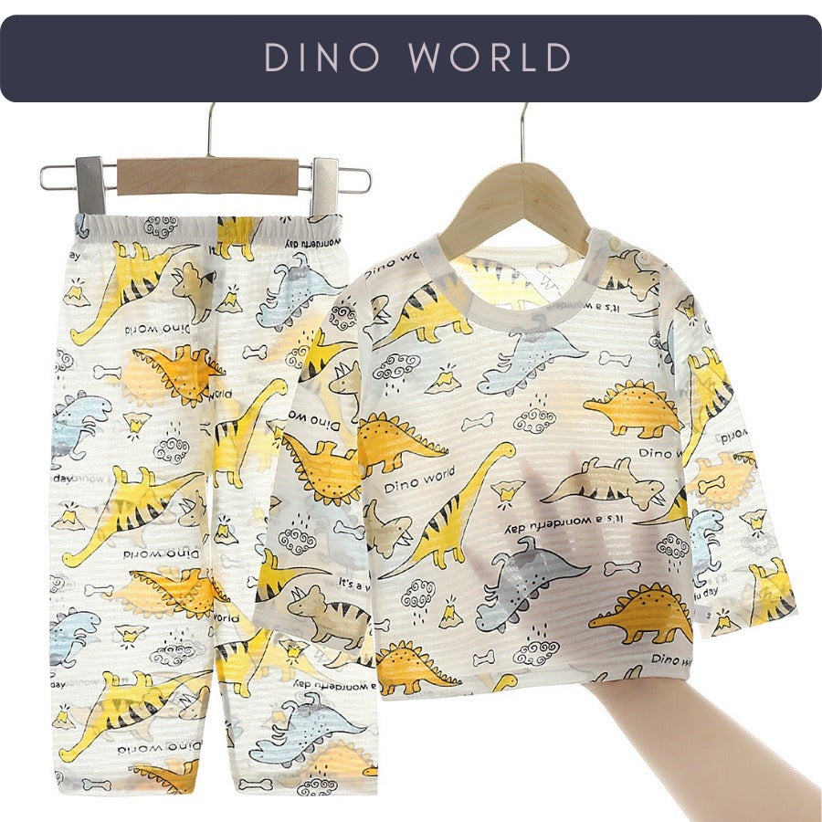 Coconana 1-5yrs Baju Tidur Budak Perempuan Pyjamas Kids Pajamas Kids Cotton Pyjamas Boy Baju Raya Tidur Budak Lelaki