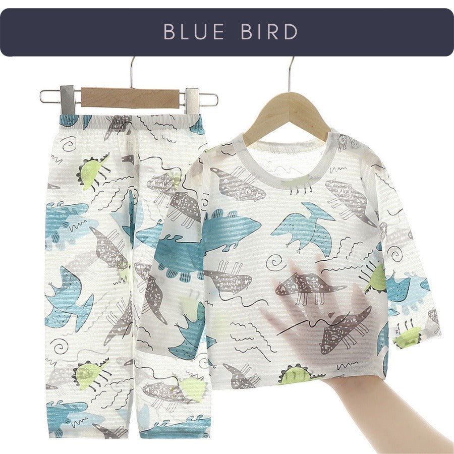 Coconana 1-5yrs Baju Tidur Budak Perempuan Pyjamas Kids Pajamas Kids Cotton Pyjamas Boy Baju Raya Tidur Budak Lelaki