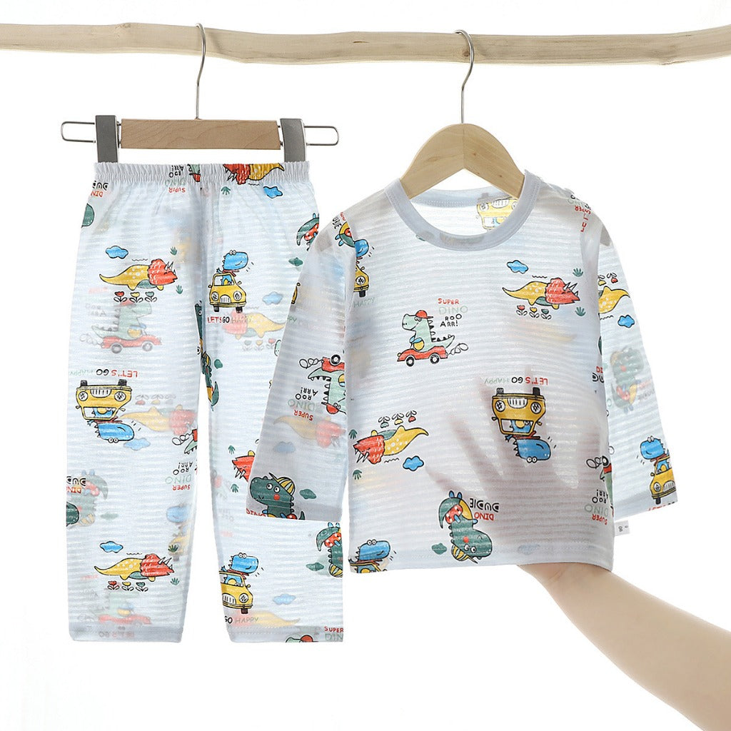 Coconana 1-5yrs Baju Tidur Budak Perempuan Pyjamas Kids Pajamas Kids Cotton Pyjamas Boy Baju Raya Tidur Budak Lelaki