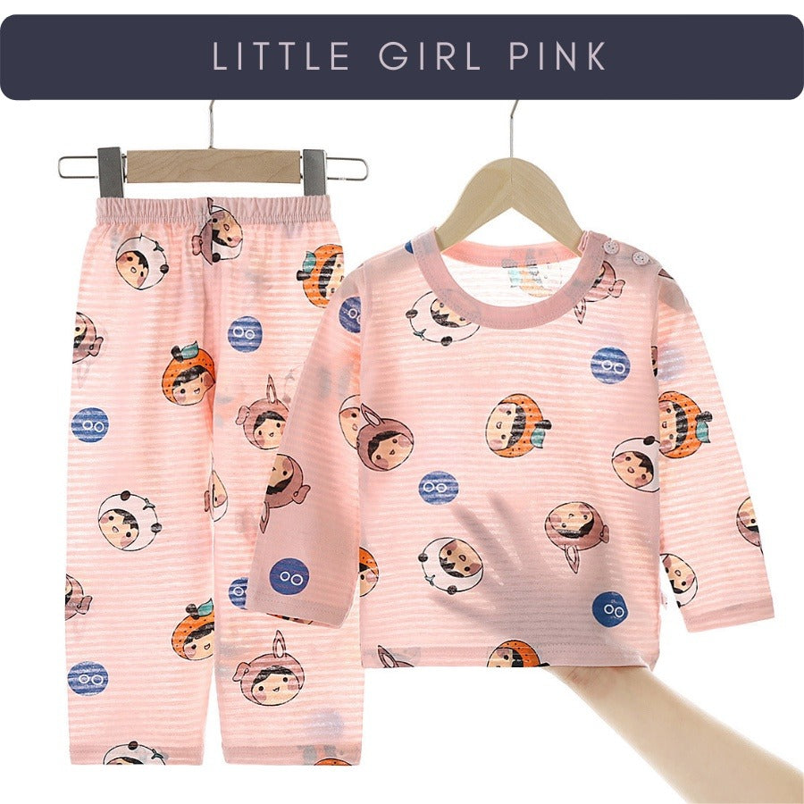 Coconana 1-5yrs Baju Tidur Budak Perempuan Pyjamas Kids Pajamas Kids Cotton Pyjamas Boy Baju Raya Tidur Budak Lelaki