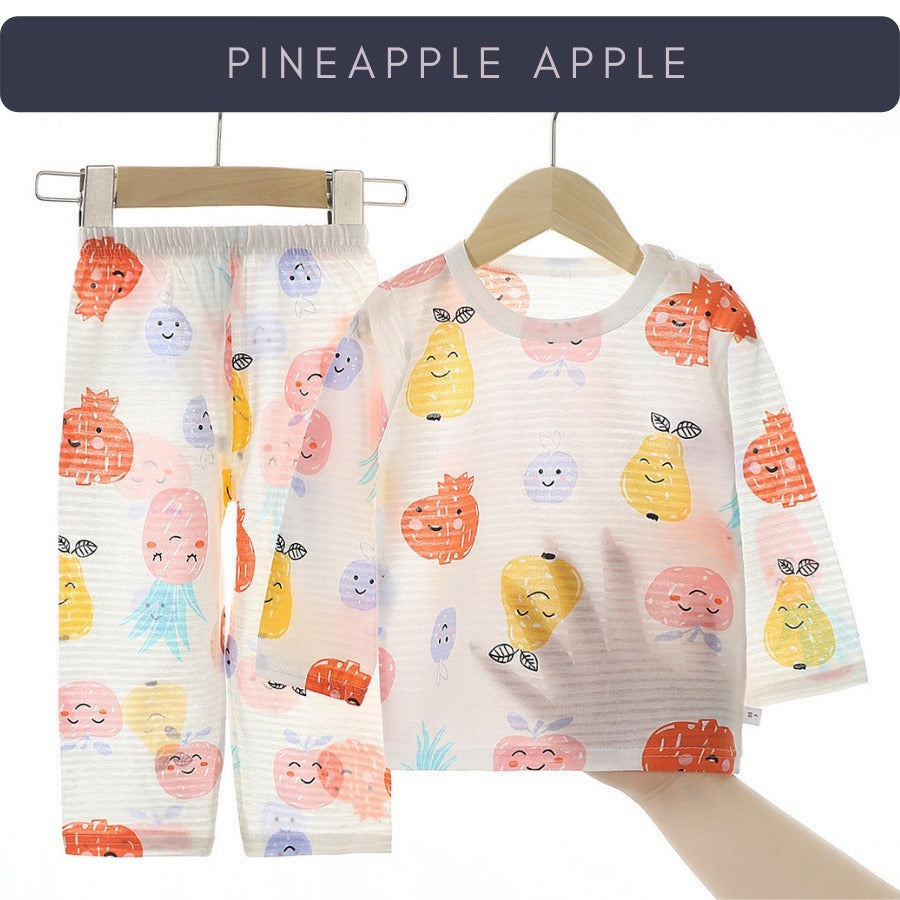 Coconana 1-5yrs Baju Tidur Budak Perempuan Pyjamas Kids Pajamas Kids Cotton Pyjamas Boy Baju Raya Tidur Budak Lelaki