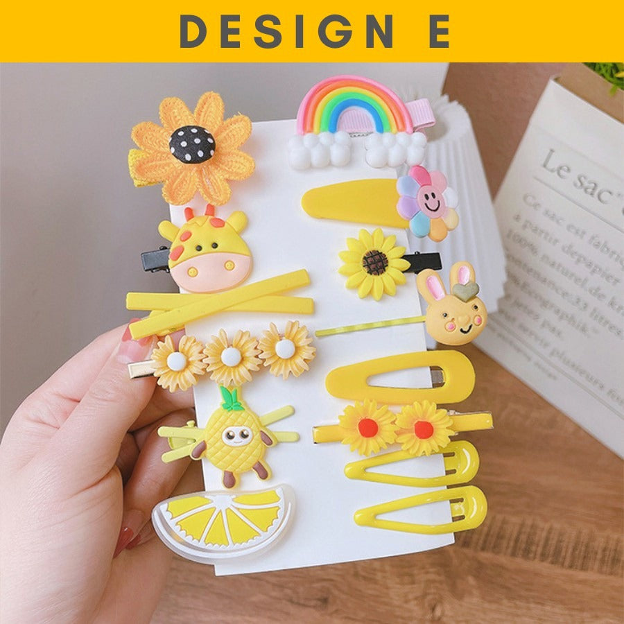 Coconana Hair Pin Kids Hair Clip Baby Girls Cute Rainbow Candy Fruits Hair Clip Kids Hairpin Budak Perempuan