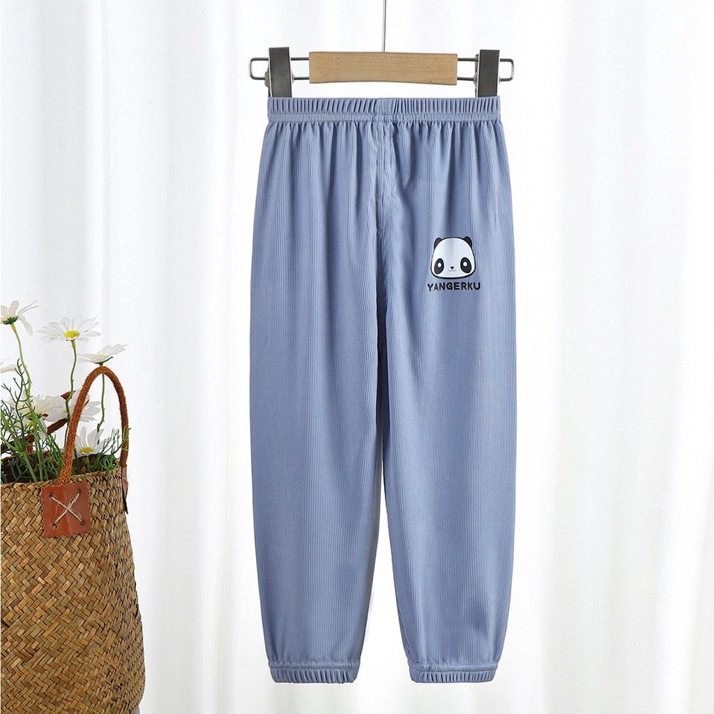 Coconana 9mths-5yrs Seluar Raya Budak Lelaki Seluar Perempuan Panjang Kain Jersey Kids Long Pants Anti Mosquito Pants