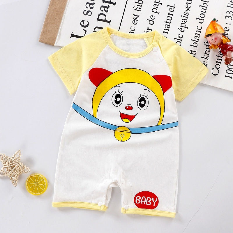 Coconana 0 - 24 mths Baby Rompers Design 2 Cotton Short Sleeve Romper Newborn Jumpsuit Girl Boy Baju Raya Bayi Murah