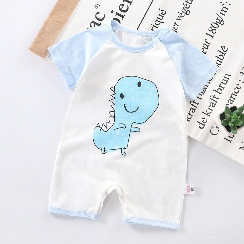 Coconana 0 - 24 mths Baby Rompers Design 2 Cotton Short Sleeve Romper Newborn Jumpsuit Girl Boy Baju Raya Bayi Murah