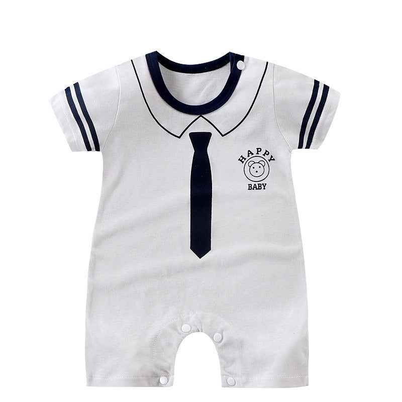 Coconana 0 - 24 mths Baby Rompers Design 2 Cotton Short Sleeve Romper Newborn Jumpsuit Girl Boy Baju Raya Bayi Murah