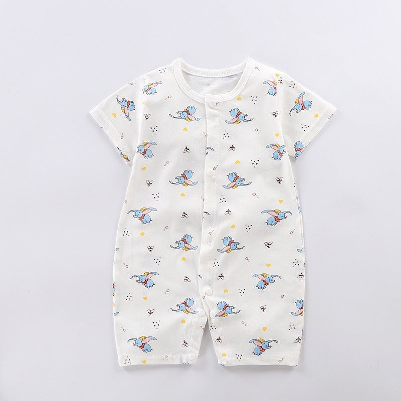 Baju Baby 0-24M Baby Romper Newborn Soft Cotton Stretchable Center Button Unisex Rompers Bayi Baju Baby Boy Baby Girl