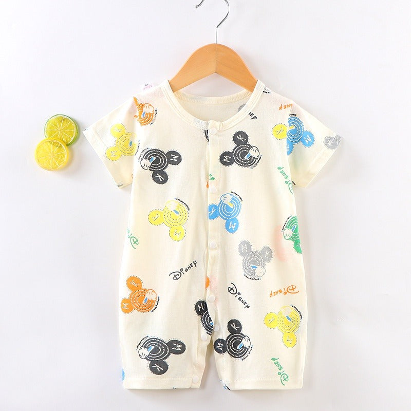 Baju Baby 0-24M Baby Romper Newborn Soft Cotton Stretchable Center Button Unisex Rompers Bayi Baju Baby Boy Baby Girl