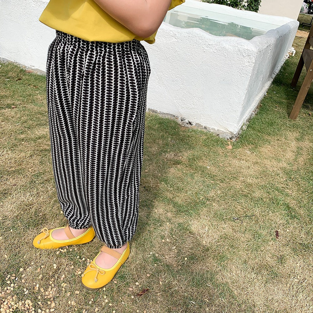 Coconana 1yr - 6yrs old Kids Relax Long Pants Soft Cotton Floral Batik Comfortable Baju Seluar Panjang Budak Raya