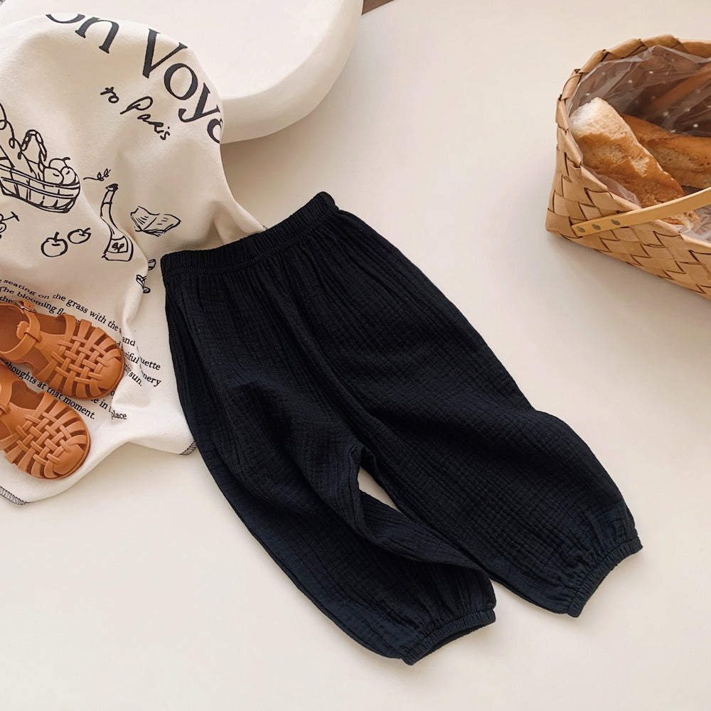 Seluar Budak Perempuan 1-6Y Kids Girl Harem Long Pants Soft Cotton Comfortable Toddle Pants Seluar Panjang Baby Girl