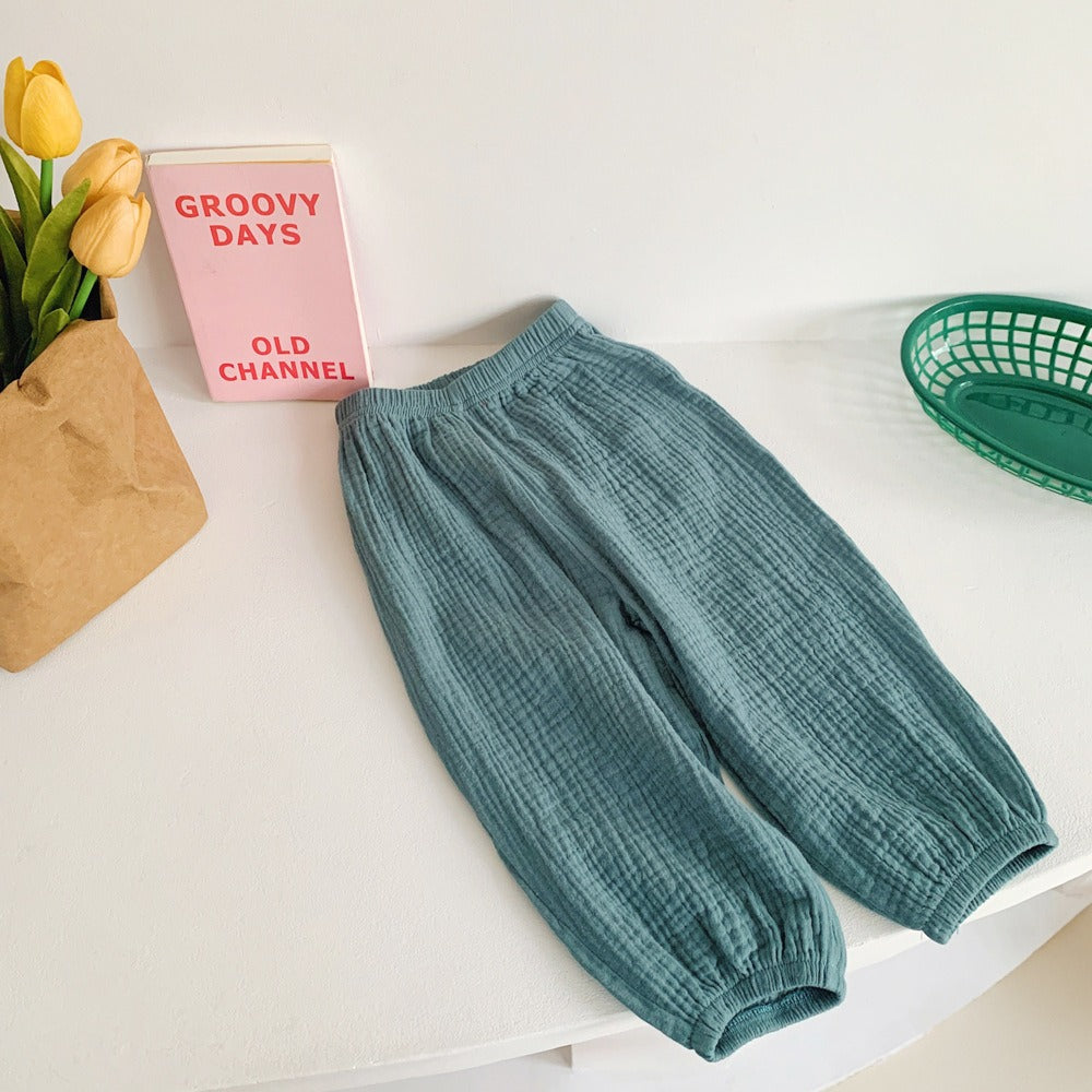 Seluar Budak Perempuan 1-6Y Kids Girl Harem Long Pants Soft Cotton Comfortable Toddle Pants Seluar Panjang Baby Girl