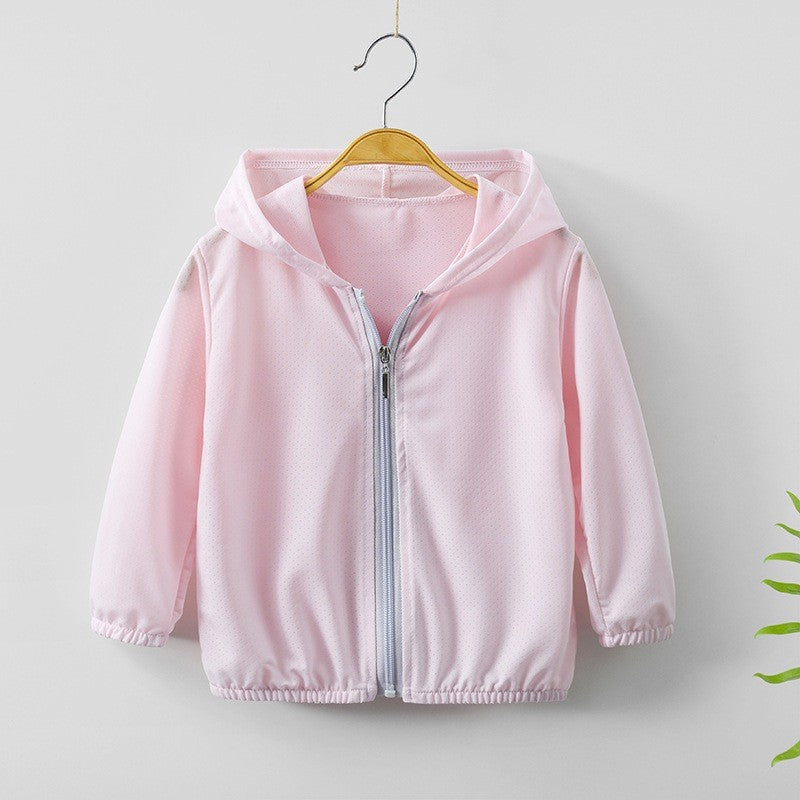 Baju Budak Lelaki 1-8Y Kids Boy Jacket Quick Dry Cooling Middle Zip Baju Sejuk Lengan Panjang Baby Boy Outerwear Toddler