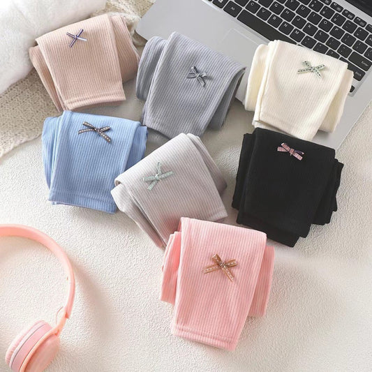 Seluar Panjang Legging Baby Girl 6M-7Y Kids Girl Legging Pants Long Perempuan Ribbon Toddler Baju Raya Merdeka Jalan