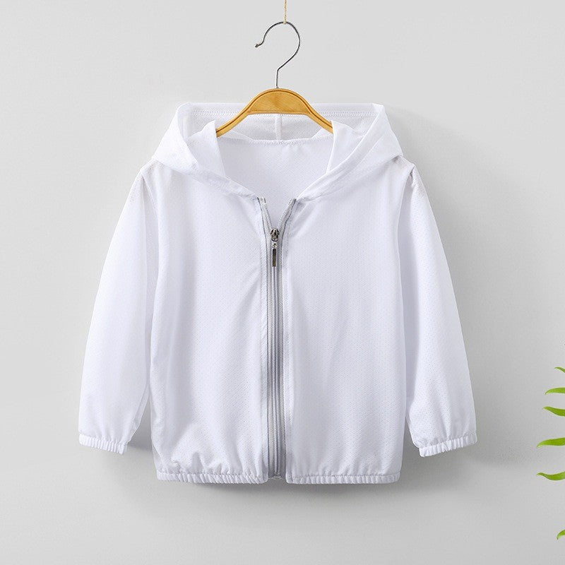 Baju Budak Lelaki 1-8Y Kids Boy Jacket Quick Dry Cooling Middle Zip Baju Sejuk Lengan Panjang Baby Boy Outerwear Toddler
