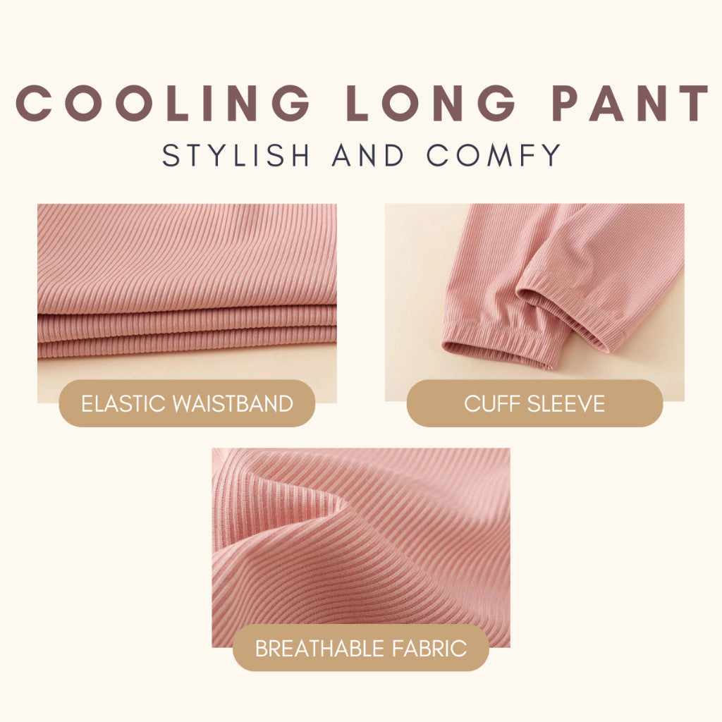 Seluar Panjang Budak 9M-6Y Kids Long Pants Girl Baby Boy Cooling Unisex Toddler Baju Anak Pakaian Kanak