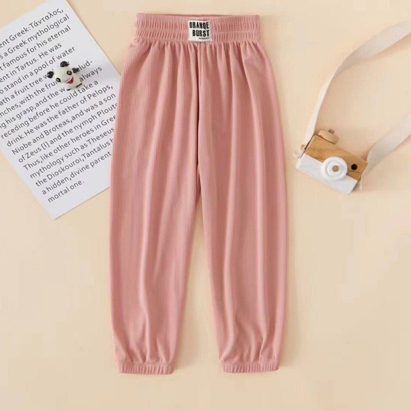 Seluar Panjang Budak 9M-6Y Kids Long Pants Girl Baby Boy Cooling Unisex Toddler Baju Anak Pakaian Kanak