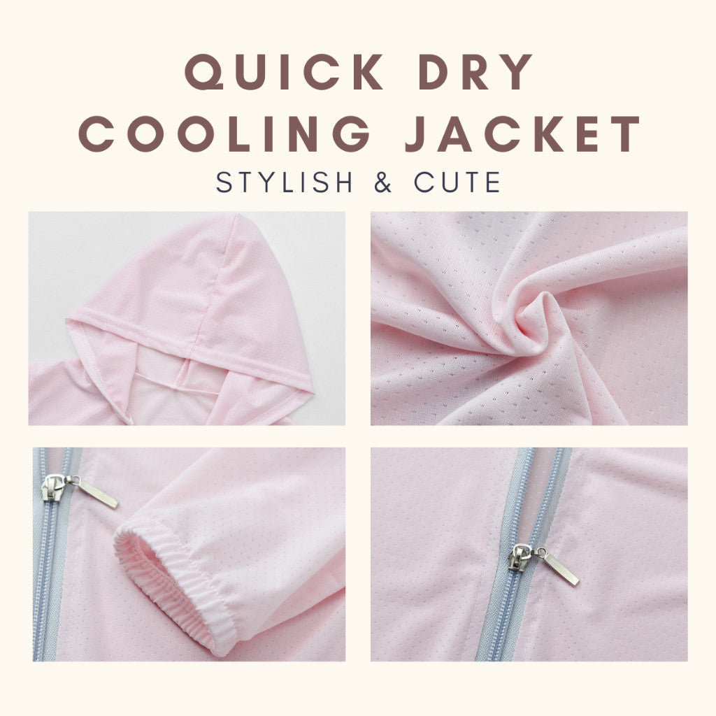 Baju Budak Lelaki 1-8Y Kids Boy Jacket Quick Dry Cooling Middle Zip Baju Sejuk Lengan Panjang Baby Boy Outerwear Toddler
