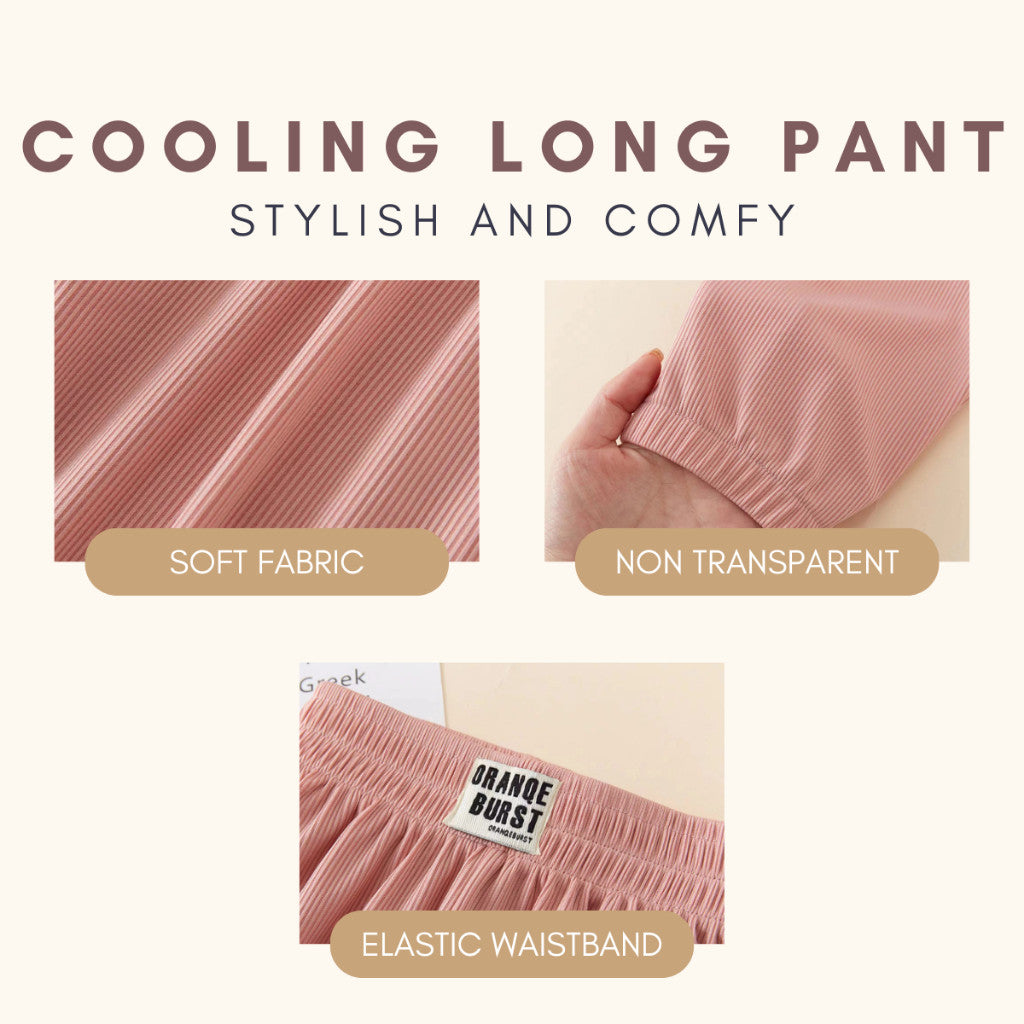 Seluar Panjang Budak 9M-6Y Kids Long Pants Girl Baby Boy Cooling Unisex Toddler Baju Anak Pakaian Kanak