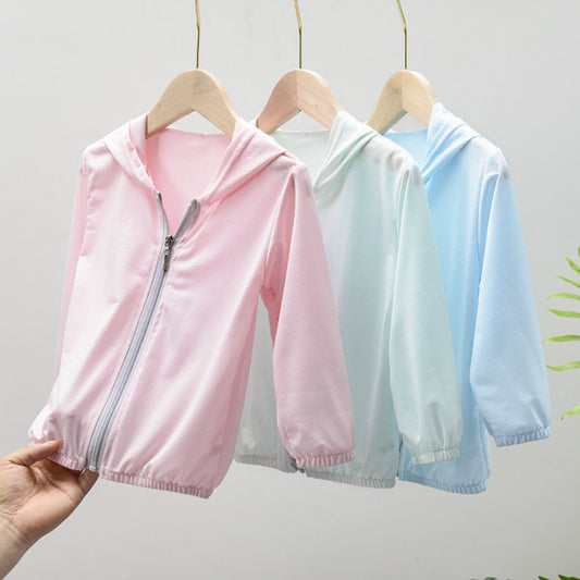 Baju Budak Lelaki 1-8Y Kids Boy Jacket Quick Dry Cooling Middle Zip Baju Sejuk Lengan Panjang Baby Boy Outerwear Toddler