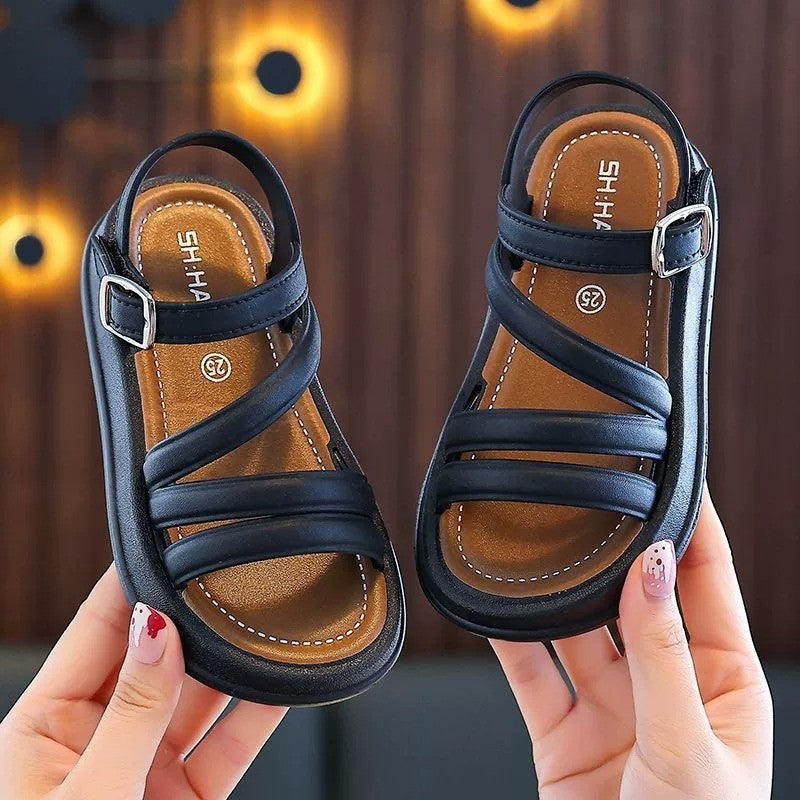 Kasut Sandal Budak Perempuan 6M-8Y Baby Girl Shoes Kids Toddler Selipar Harian Raya Kasut Jalan Anak