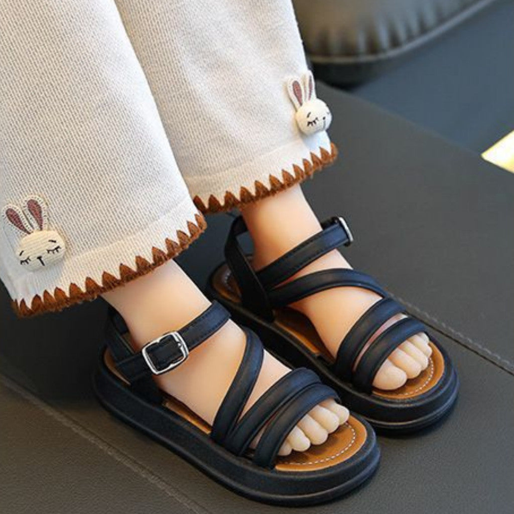 Kasut Sandal Budak Perempuan 6M-8Y Baby Girl Shoes Kids Toddler Selipar Harian Raya Kasut Jalan Anak