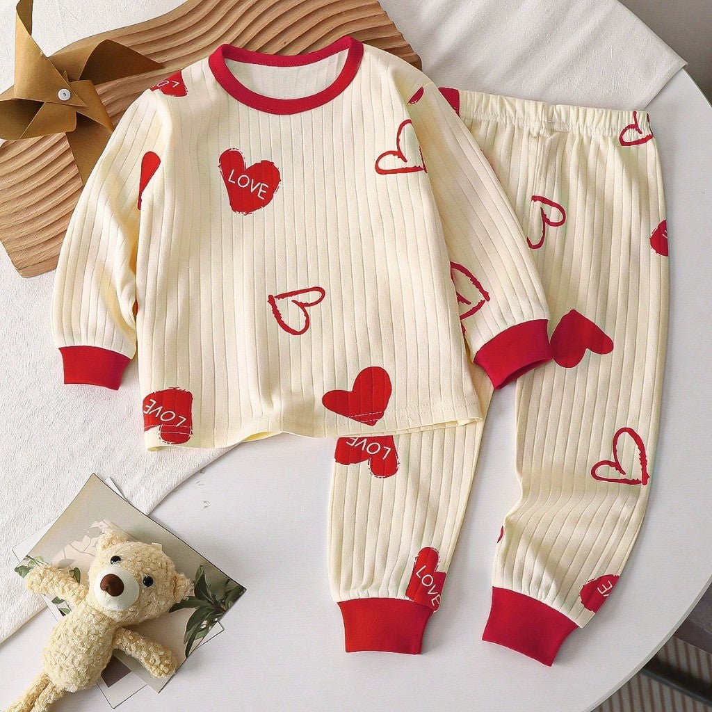 Baju Tidur Budak 6M-6Y Boy Baby Girl Kids Clothes Pajamas Sleepwear Pyjamas Baju Anak Tido Pijama