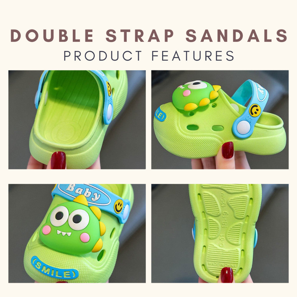 Kasut Selipar Budak Unisex 1-5Y Kids Sandal Rubber Shoes Slipper Toddler Shoe Girl Baby Boy Perempuan Kasut Anak Lelaki