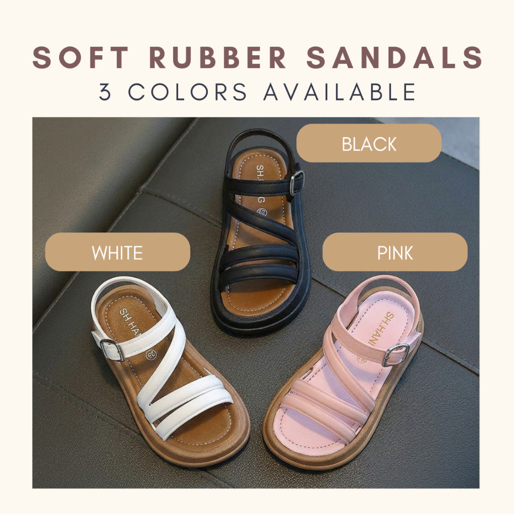 Kasut Sandal Budak Perempuan 6M-8Y Baby Girl Shoes Kids Toddler Selipar Harian Raya Kasut Jalan Anak
