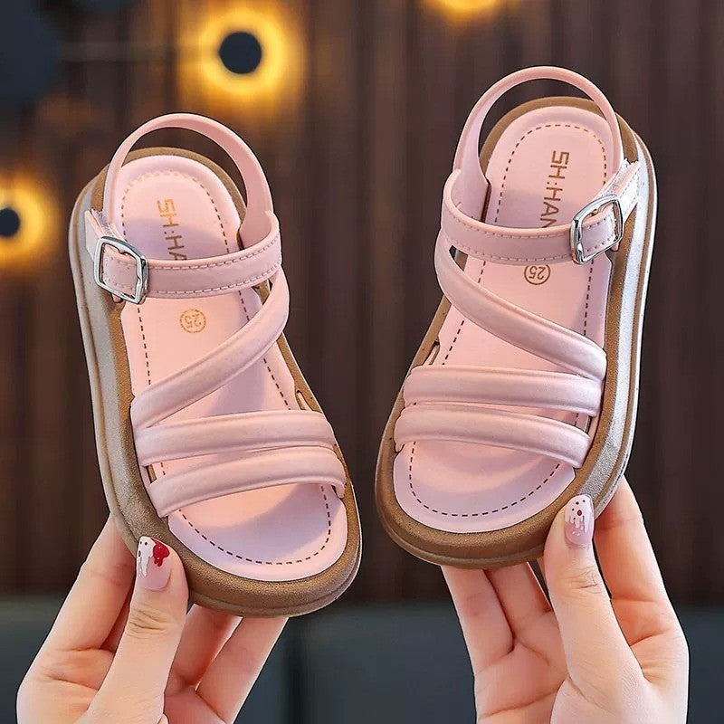 Kasut Sandal Budak Perempuan 6M-8Y Baby Girl Shoes Kids Toddler Selipar Harian Raya Kasut Jalan Anak