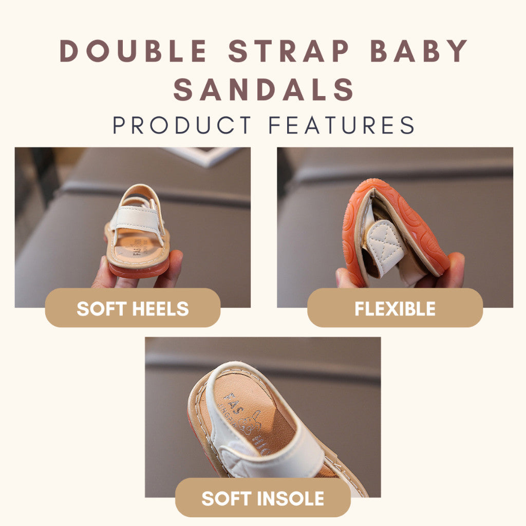 Kasut Baby Unisex 0-3Y Baby Boy Sandal Kids Girl Toddler Slipper Soft Sole Anti Slip Kasut Budak Selipar Anak