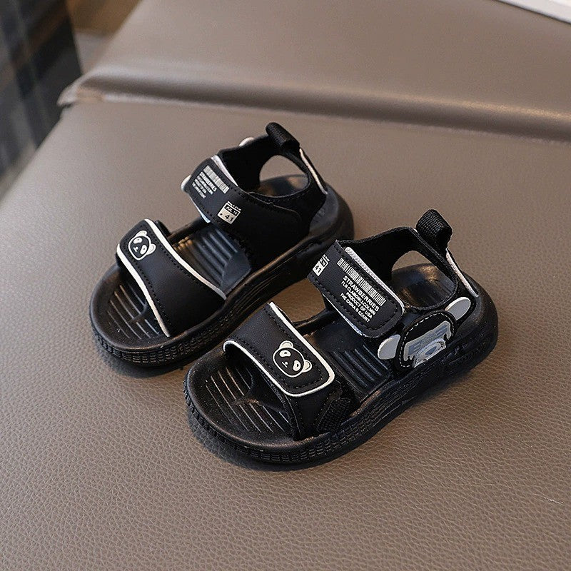 Kasut Baby Boy 6M-3Y Kids Shoes Baby Sandal Budak Lelaki Soft Sole Anti Slip Slipper Anak Selipar