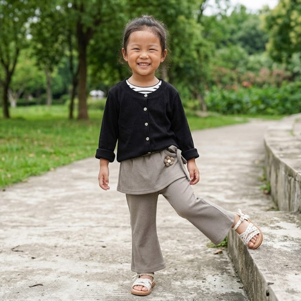 Kasut Sandal Anak Perempuan 6M-3Y Baby Girl Shoes Kids Anti Slip Soft Sole Raya Budak Jalan Kanak