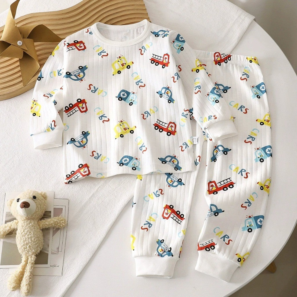 Baju Tidur Budak 6M-6Y Boy Baby Girl Kids Clothes Pajamas Sleepwear Pyjamas Baju Anak Tido Pijama